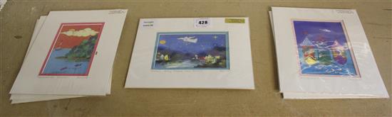 Unframed pictures